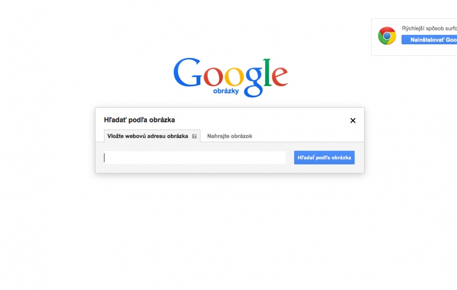 Google Vyhladavanie podla obrazku