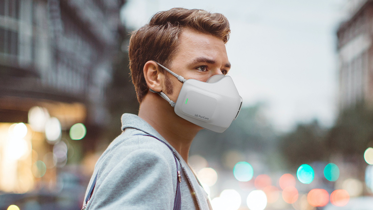 Photo of Spoločnosť LG zmenila domáci čistič vzduchu PuriCare na masku s filtrami H13 HEPA